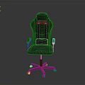 Modern Ergonomic Office Chair with Adjustable Base Armrests Caster Wheels and Upholstered Design
