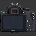Canon Digital Camera With Rear LCD Display And Control Buttons Design 3d model