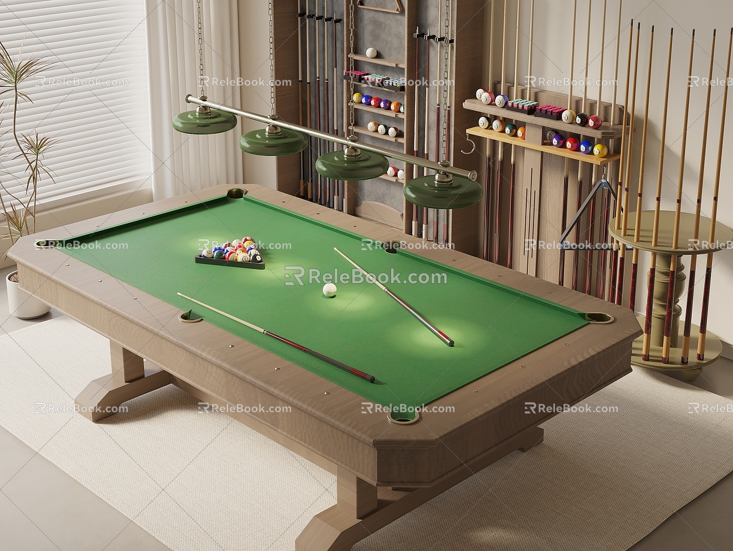 Billiard table model