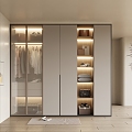 Modern wardrobe 3d model