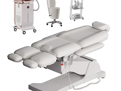 Ergonomic Modern Massage Chair Design With Adjustable Headrest And Lumbar Support 3d model