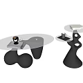 Alien coffee table side table 3d model