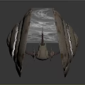 Conch Shell Structure Featuring Copper White Design Transparent Section And Tower Inside Reflective Base