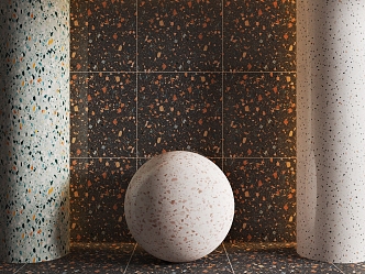 Modern terrazzo 3d model