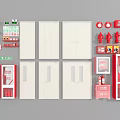 Essential Fire Safety Equipment Collection With Fire Doors Extinguishers Hydrants And Alarm Systems