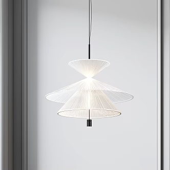 Modern chandelier 3d model