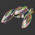 Futuristic Cosmic Spaceship With Aerodynamic Gray White Design And Blue Yellow Accents For Space Exploration
