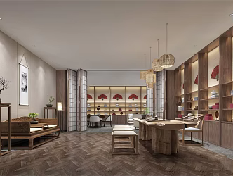 New Chinese Tea Shop 3d model