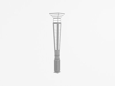 Modern Street Light Courtyard Outdoor Street Light 3d model