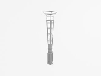 Modern Street Light Courtyard Outdoor Street Light 3d model