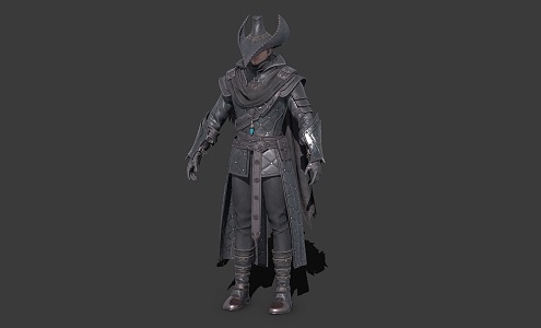 Demon Hunter Bounty Hunter Ranger Assassin Mercenary 3d model