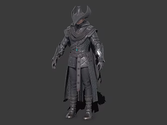 Demon Hunter Bounty Hunter Ranger Assassin Mercenary 3d model