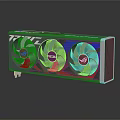 ASUS ROG High Performance Graphics Card with Triple Fans Blue Red Accents