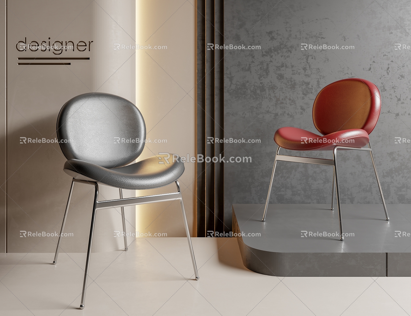 Modern Dining Chair 3d model