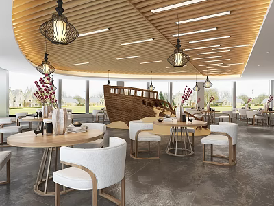 New Chinese Restaurant Catering 3d model