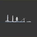 Sci-fi Scene Alien Scene Game Scene Realistic 3d model