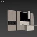Modern Kitchen Sleek Light Wood Cabinets With Marble Countertop Central Island And Range Hood