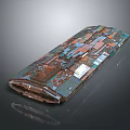 Satellite Module With Intricate Circuitry And Metallic Structure For Aerospace Missions And Space Research