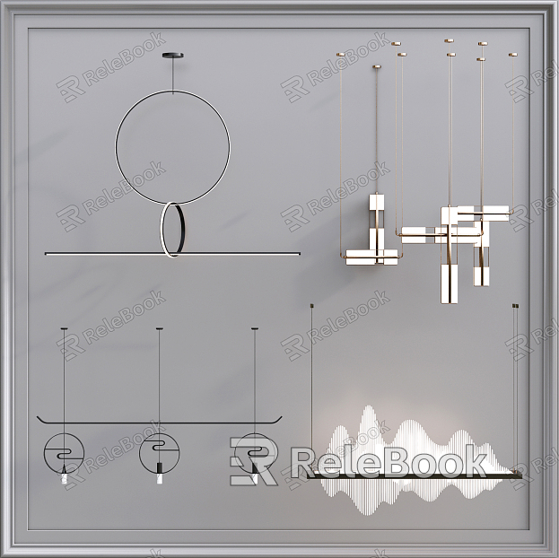 New Chinese Chandelier Lamps Combination model