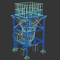 coal mine ventilation 3d model