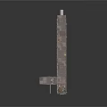Heavy Duty Industrial Conveyor System With Metal Platform Staircase And Belt