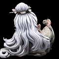 Land Gods Old Immortals Mythical Characters Tea Gods Tea Game Characters Anime Characters Chinese Style 3d model