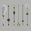 Modern Contemporary Wall Sconces With Different Metal Glass Designs For Interior Decor