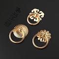 New Chinese style handle ring handle pull ring 3d model