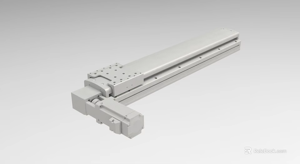 Industrial Linear Motion Slide Rail System For High Precision Automated Machinery 3d model 