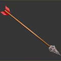 Crossbow Bow Arrow Crossbow Mechanical Crossbow Shifting Bow and Arrow Shoot Distal Equipment Weapons 3d model