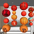 Chinese Paper Lantern Paper Lantern New Year Lantern Festival Lantern 3d model