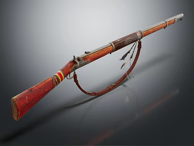 Modern shotgun Indian shotgun 3d model