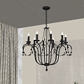 French chandelier 3d model