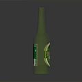 Tsingtao Beer in Green Glass Bottle with Label Design and Refreshing Appearance