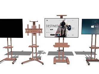 Modern TV stand 3d model