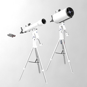 Telescope 3d model