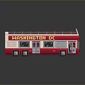 Bus Large Bus CMB Medium Van Large Van Bus School Bus Van Box Car 3d model