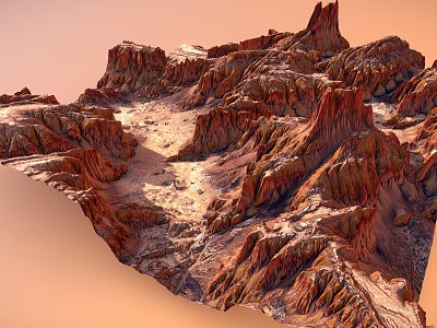 Modern Canyon Terrain model