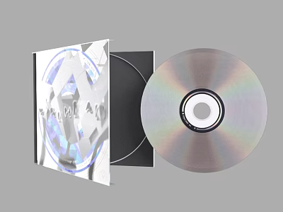 cd disc videotape 3d model cd disc videotape 3d model