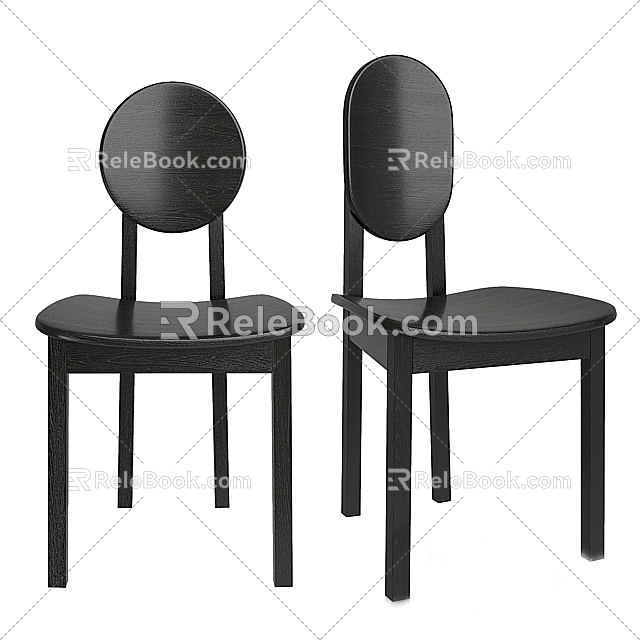 Chair Seat Stool Leisure Chair Single Chair 3d model