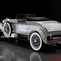 modern classic car 3d model
