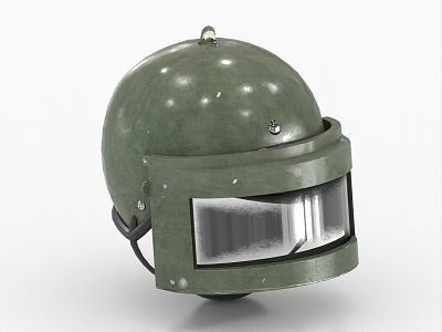 Welding helmet three-stage head welding mask bulletproof helmet explosion-proof helmet 3d model