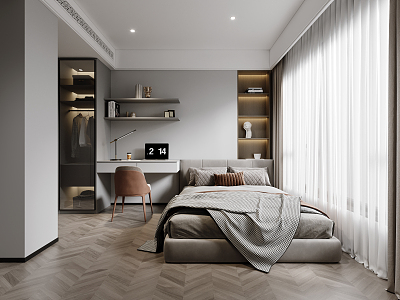 Modern Bedroom 3d model