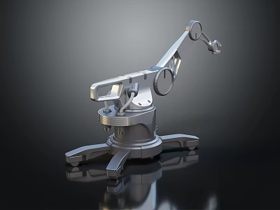 Intelligent Robotic Arm With Multiple Joints And Stable Metallic Base Design 3d model Intelligent Robotic Arm With Multiple Joints And Stable Metallic Base Design 3d model