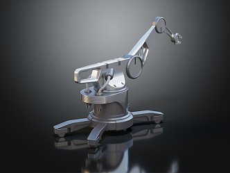 Modern mechanical arm claw machine robot arm 3d model