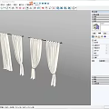 Elegant White Curtains with Black Rods and Different Hanging Styles Featuring Tiebacks