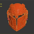 Red Fashionable Helmet With Unique Design And Modern Protective Features