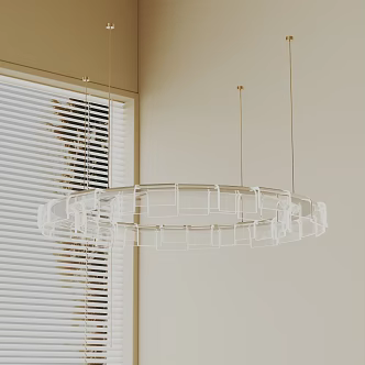 Modern chandelier 3d model