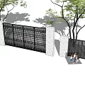 Modern Gate 3d model