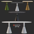 Modern Lighting And Table Designs Showcasing Colorful Shades And Structures 3d model